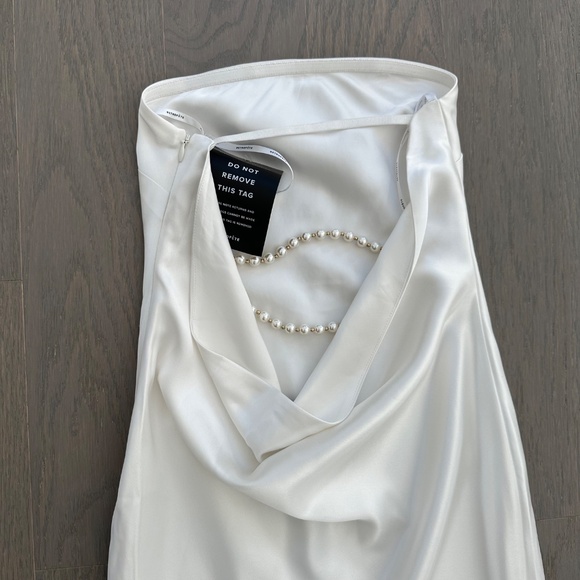 Retrofete White Strapless Maxi Dress - Picture 4 of 16